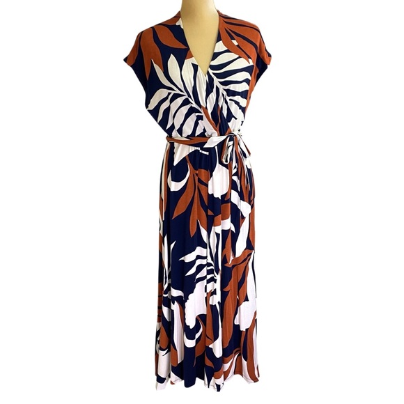 Boden Eleanor Jersey Faux Wrap Maxi Dress 12 - Picture 2 of 10